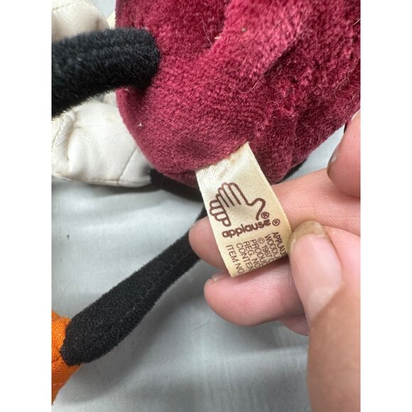 Applesauce California Raisins Plush Toy With Guitar By Applause 1988 READ - Picture 6 of 7